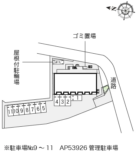 ★手数料０円★飯塚市有井　月極駐車場（LP）